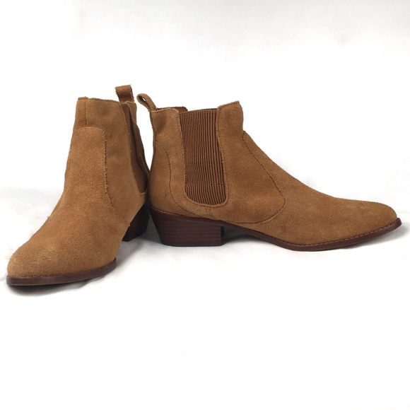 GAP Shoes - GAP Tan Suede Booties Women’s Size 9